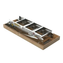 Aluminum Attic Ladder 350-pound Capacity 22 1/2" x 54" Opening 7-10ft Ceiling