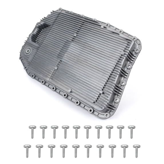 Aluminum Automatic Transmission Fluid Oil Pan 6HP19 Replacement for BMW E60 E70 E82 E85 E90 E92 E93 F01 OE24152333907