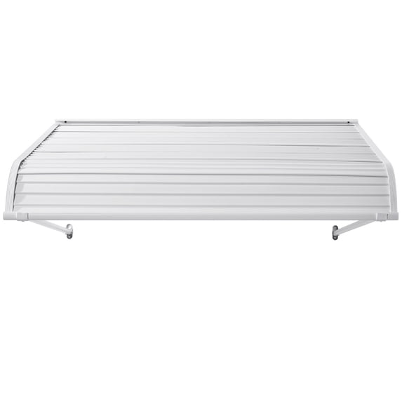 Aluminum Awning 48x42, Rain Snow Sun Protection, Light, Stable