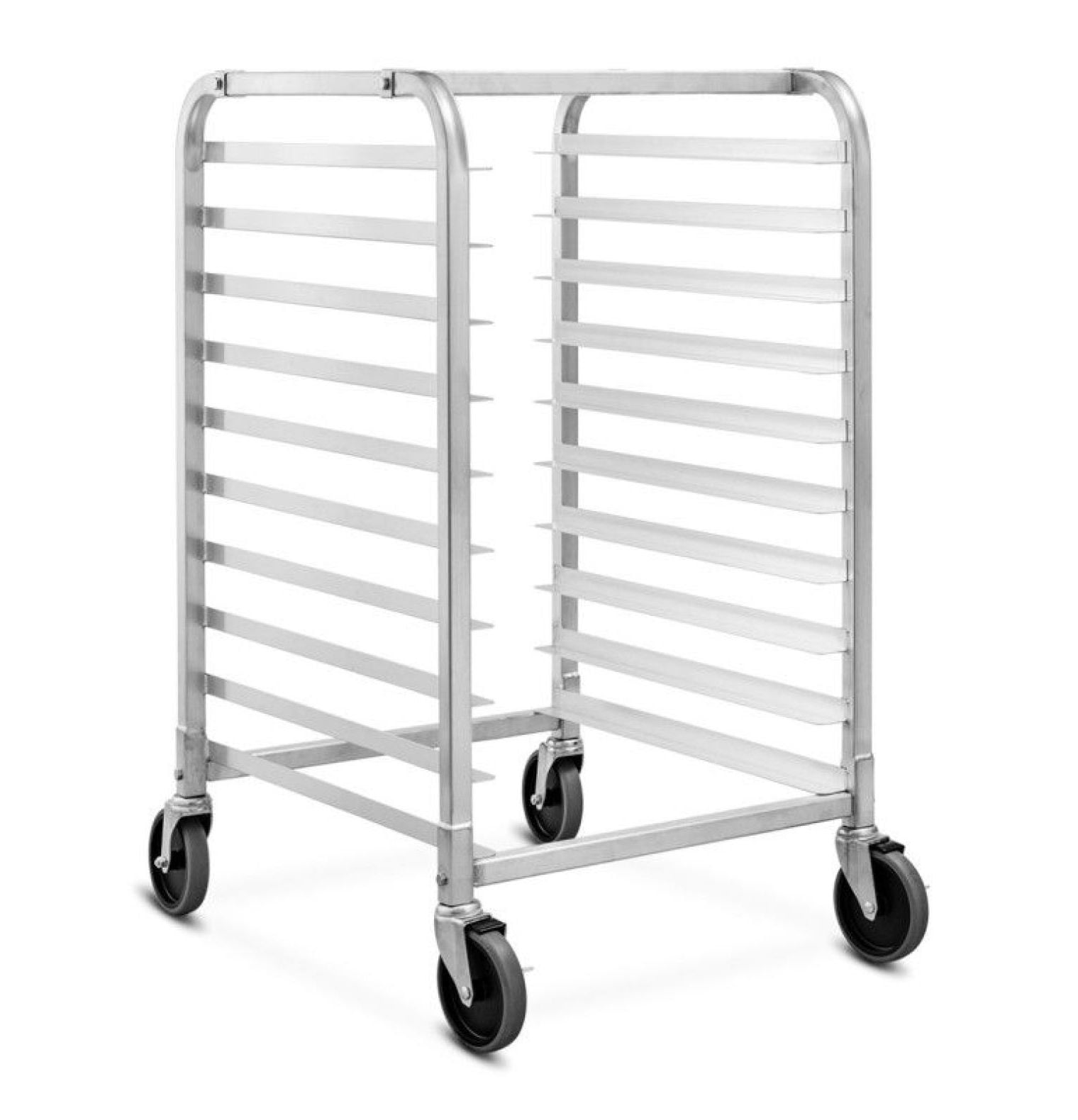 Aluminum Bakery Pan Rack 10 Tier - Rolling Sheet Pan Organizer for ...