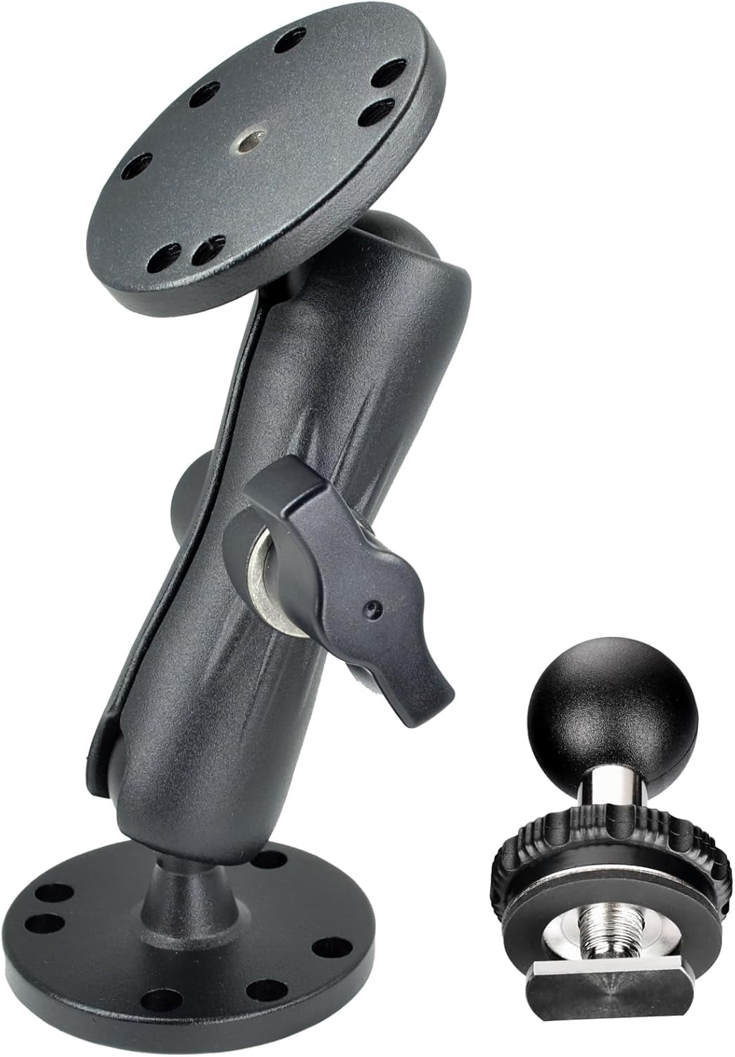 Aluminum Ball Mount for Striker 4,Double AMPS Round Plates,1