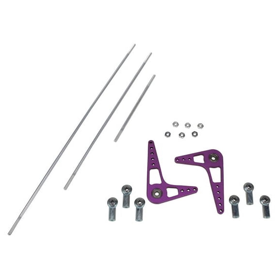 Aluminum Bell Crank Throttle Rod Kit