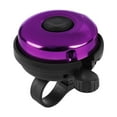 thumbnail image 1 of Aluminum Bicycle Bell, Loud and Clear Sound Bike Bell for Adults and Kids (Purple, 2pcs), 1 of 8