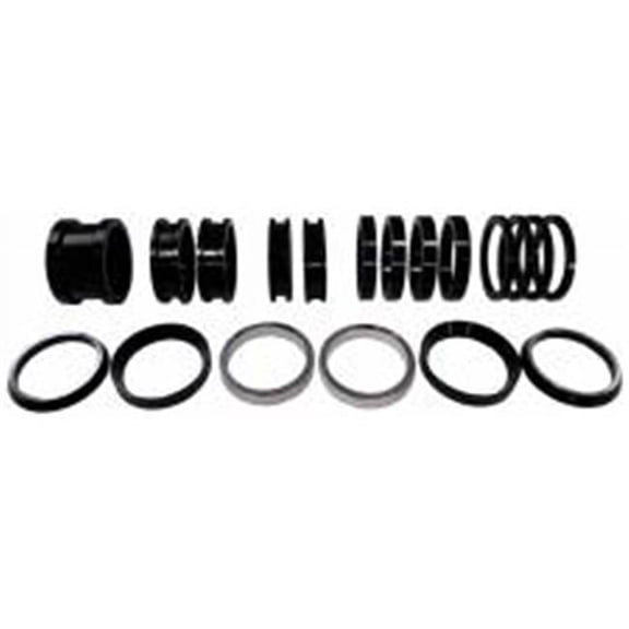 Aluminum Black Anodize Sprint Car Various Widths Axle Spacer Kit