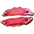 thumbnail image 1 of Aluminum Brake Caliper Covers Pair - Silver Finish Fits Most 16-17" Factory Rims, 1 of 7
