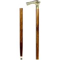 thumbnail image 1 of Aluminum & Brass Decorative Rosewood Walking Cane | Full Size Walking-Stick for Men & Women |, 1 of 1