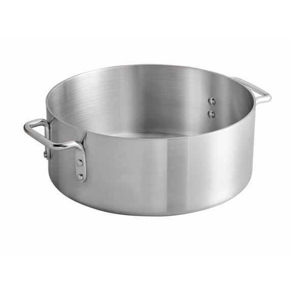 Aluminum Brazier Pot 15 Quarts Riveted Handles 4mm Thick