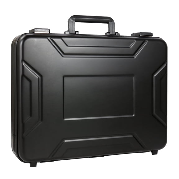 Urecimy Metal Briefcase TSA  Lock  Hard Shell  Case with Foam Toolkit Box  Equipment Cash Case