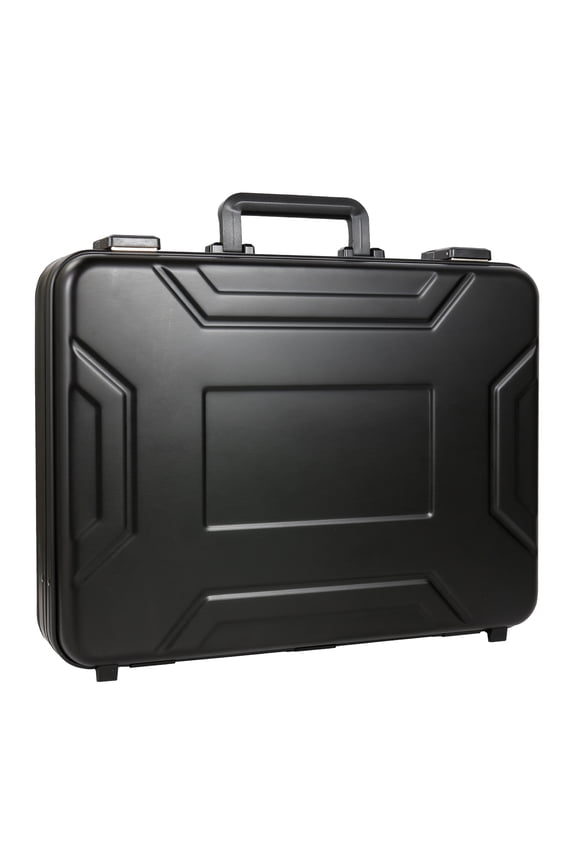 Metal Briefcase Toolkit Box TSA Combination Lock Luxury Case with Foam for Wine/Jewellery/Watch/Equipment/Camera