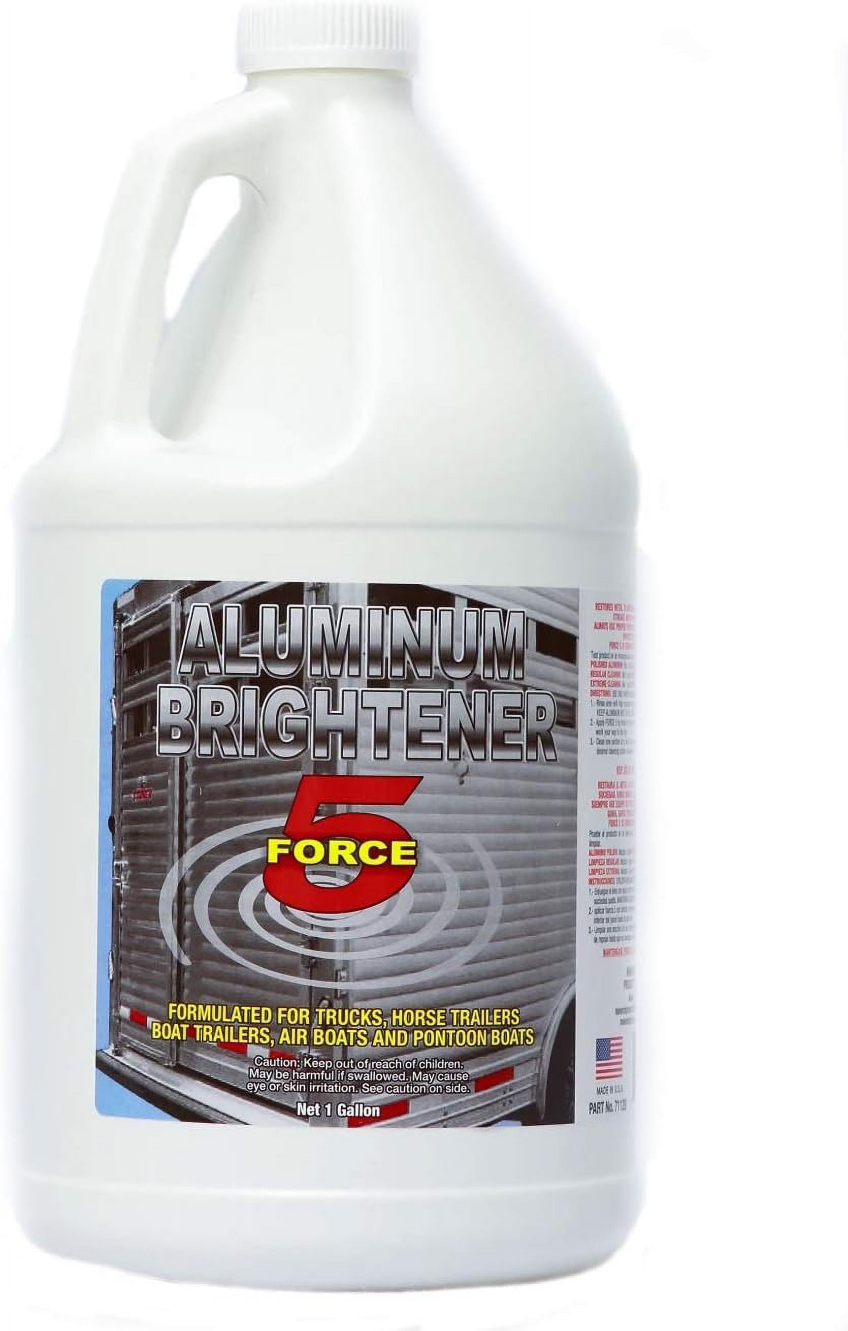 Aluminum Brightener. Cleaner And Restorer, Works Great On Pontoon And