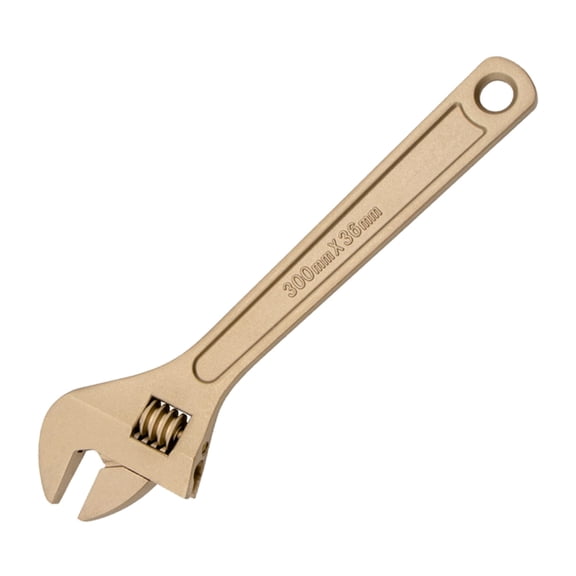 Aluminum Bronze NonSparking Adjustable Wrench for Hazardous Environment