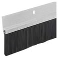 thumbnail image 1 of Aluminum & Brush Door Sweep | 36-Inch Length | Weatherproofing for Up to 1 1/2" | Durable USA-Made Door Sweep Seal | Dust, Debris, and Draft Protection (36"), 1 of 4