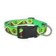 thumbnail image 1 of Aluminum Buckle Dog Collar - Adjusts 18-28 in. - Large- Green, 1 of 1