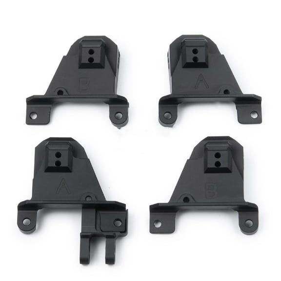 Aluminum CNC Shock Towers Mounts for Traxxas TRX4 1/10 RC Crawler Height Adjustable & Engine Bay Expansion
