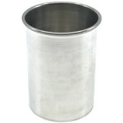 Aluminum Calorimeter Inner Vessel with Parallel Sides and Rolled Rim, 4 Tall, 3 Diameter - Eisco Labs