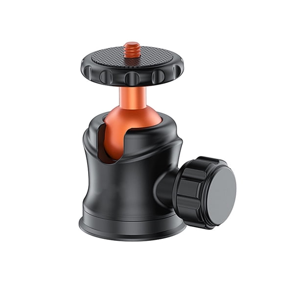 Aluminum Camera Bracket Rotatable Head 1/4inch Thread Multiple Angled Adjustment For Video Recording Equipment