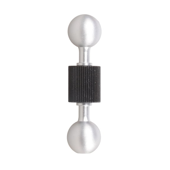 Aluminum Camera Mount with 70mm Extension Rod, 17mm Heads for Motorcycle Handlebar & Dashboard