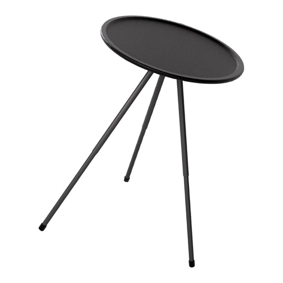 Aluminum Camping Table Foldable Round Shape Easy Carry Suitable For Picnics Beach Parties Travel Backpacking
