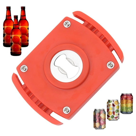 Aluminum Can Opener, Handheld Manual Can Top and Lid Remover for 8 to 19 Oz Soft Edge Cans, Beer and Soda Can Cutter, Household Bar Tool for Smooth Edge Opening