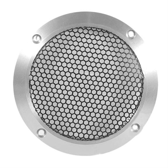 Aluminum Car Tweeter Speaker Grill Cover, 4 Inch, Full Metal Mesh Grille for Audio Enhan ywm58