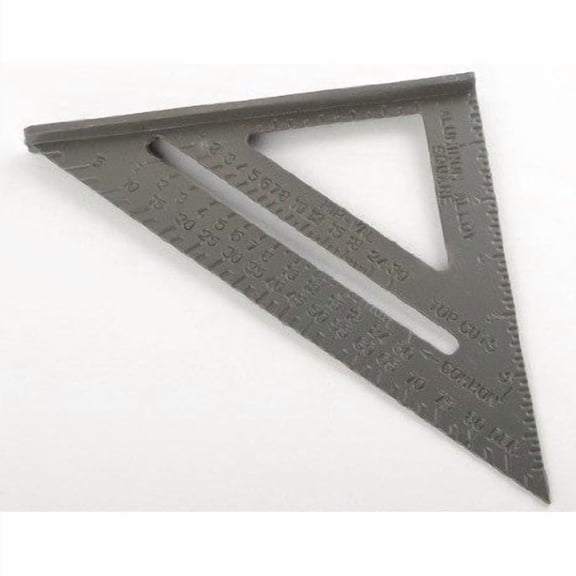 Aluminum Carpenter Angle Rafter Protractor Try Tri Marking Measuring Square Tool