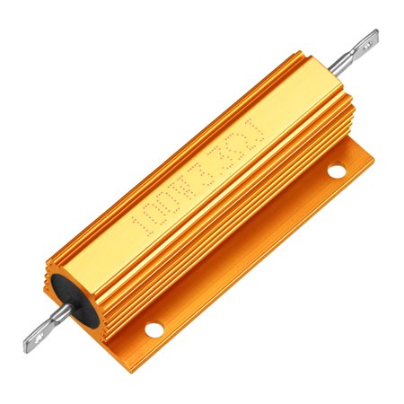 Aluminum Case Resistor 100W 3.3 R Wirewound Yellow