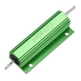thumbnail image 1 of Aluminum Case Resistor 100W 6 Ohm Wirewound Green for LED Converter, 1 of 4