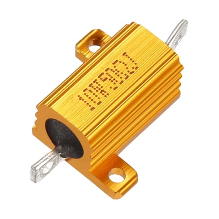 Aluminum Case Resistor 10W 50 Ohm Wirewound for Converter Rod Post 10W50RJ