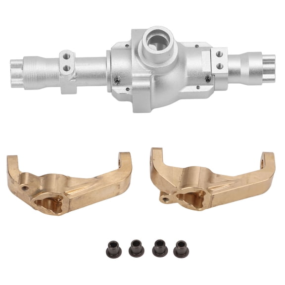 Aluminum Center Gearbox Housing Brass Front C Hub Caster Mounts for Gen8 Scout II 1/10