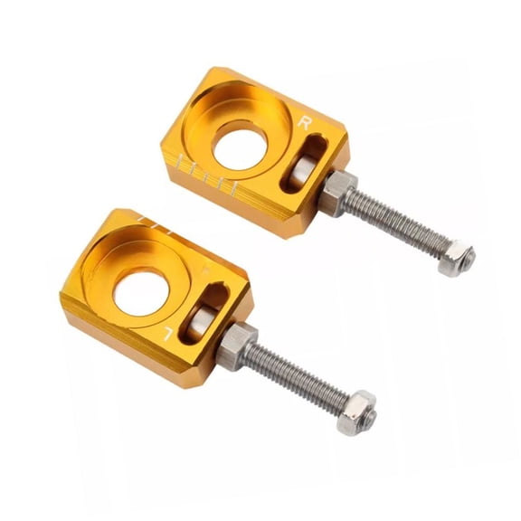 Aluminum Chain Adjuster For Electric Bike Motorcycles Rear Axles Blocks Aluminum Rear Wheel Axles Hub Spacers