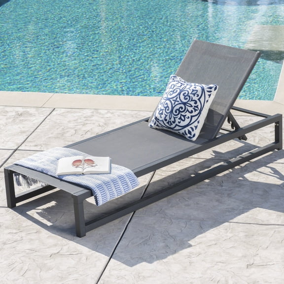 Aluminum Chaise - Adjustable For Relaxation Lounge And Chic Outdoor Enjoyment