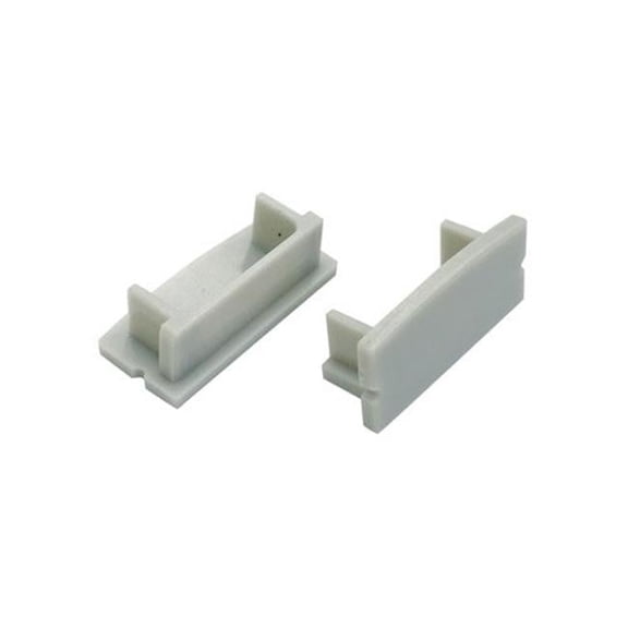 Aluminum Channel End Cap with Wing