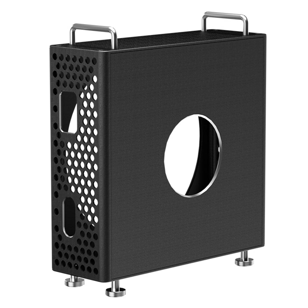 Aluminum Alloy Vertical Stand Protective Case For Mini Computer Host Efficient Cooling And Comprehensive Protections