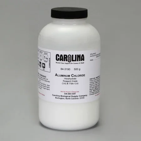 Aluminum Chloride 6-Hydrate, Crystal, Reagent Grade, 500 G