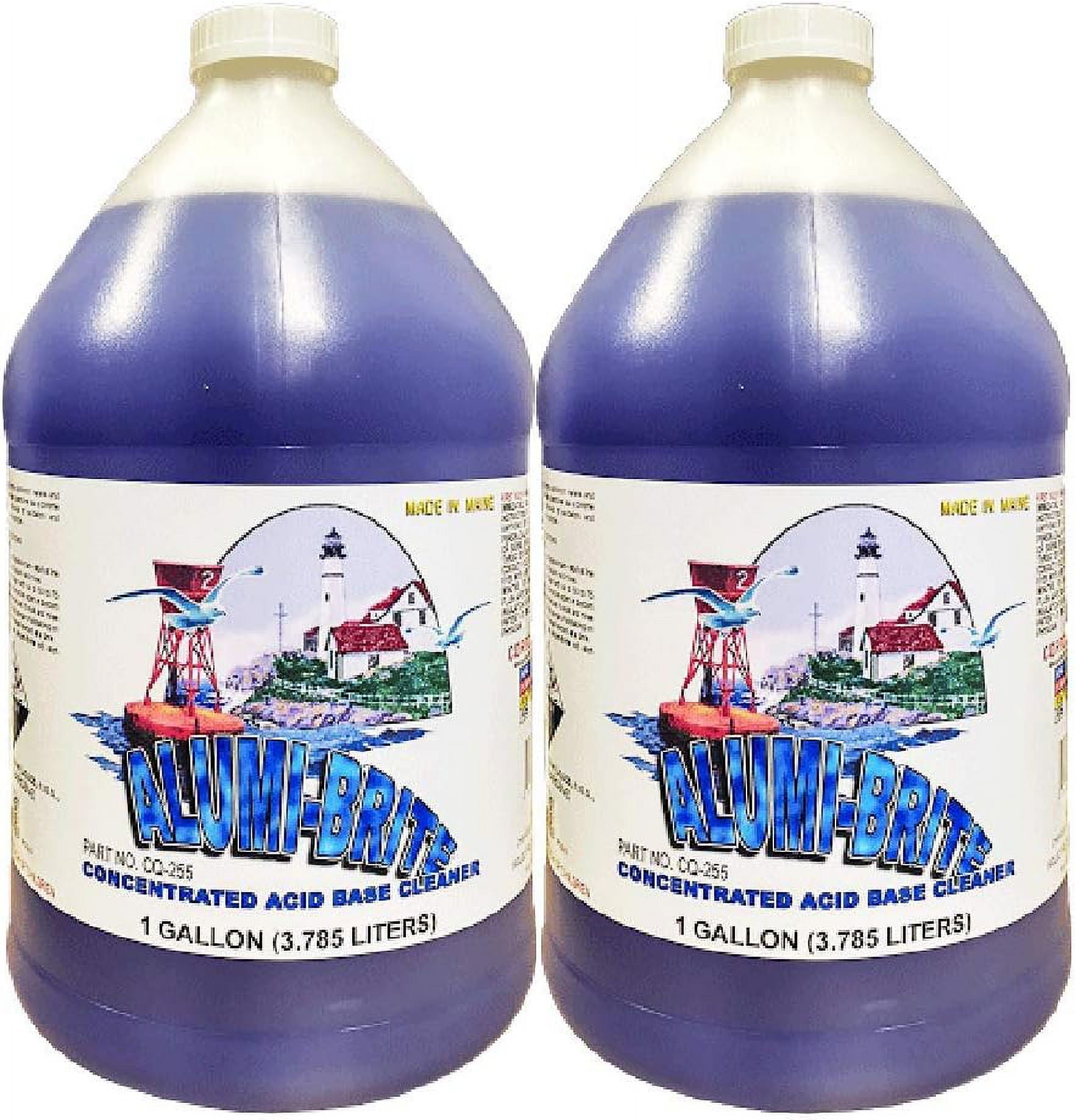 Aluminum Cleaner and Brightener Concentrated Acid Base Cleaner 1 Gallon