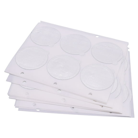 Aluminum Coffee Lid, for Capsule Flim Sticker Refilling Stainless Steel Self Adhesive 120Pcs