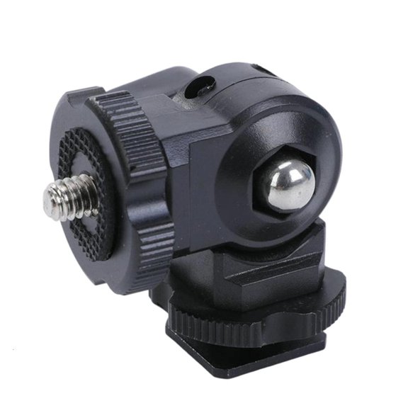 Aluminum Cold Shoe 1/4 Screw Mount Arm for DSLR Camera Monitor Microphones