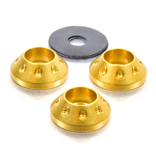 Aluminum Cone Washer M8 (26mm O/D) Pack x3 (WAPB826-3)