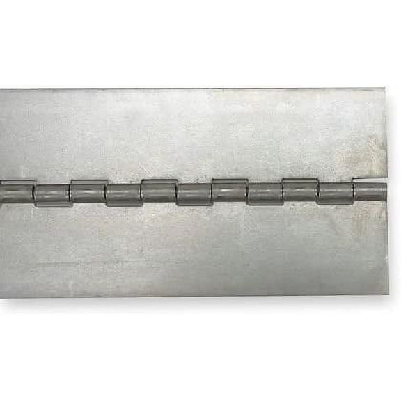 Aluminum Continuous Hinge, 6 ft. L, 1.5 in. W, 180 Range of Motion