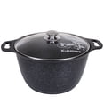 thumbnail image 1 of KUKMARA Aluminum Cookware Nonstick Coating Frying Pan Nonstick Cooking Pot for Making Lamb Pilaf with Glass Lid 6.3-qt. (6 L), 1 of 5