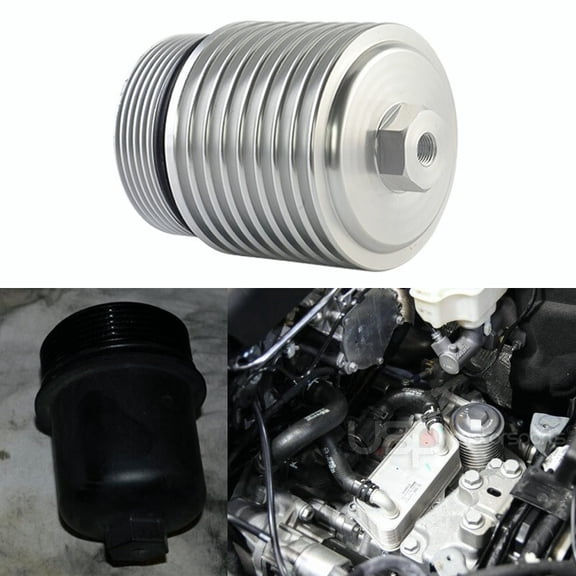 Aluminum Cool Flow Oil Filter Housing For Audi VW 2.0T TSI EA888 02E305045 DSG