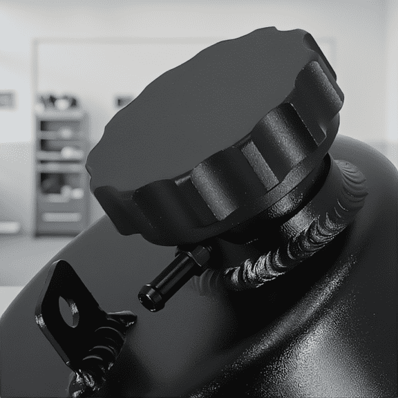 Aluminum Coolant Expansion Tank for 2002-2006 Mini Cooper S R53 R52, Black Overflow Reservoir