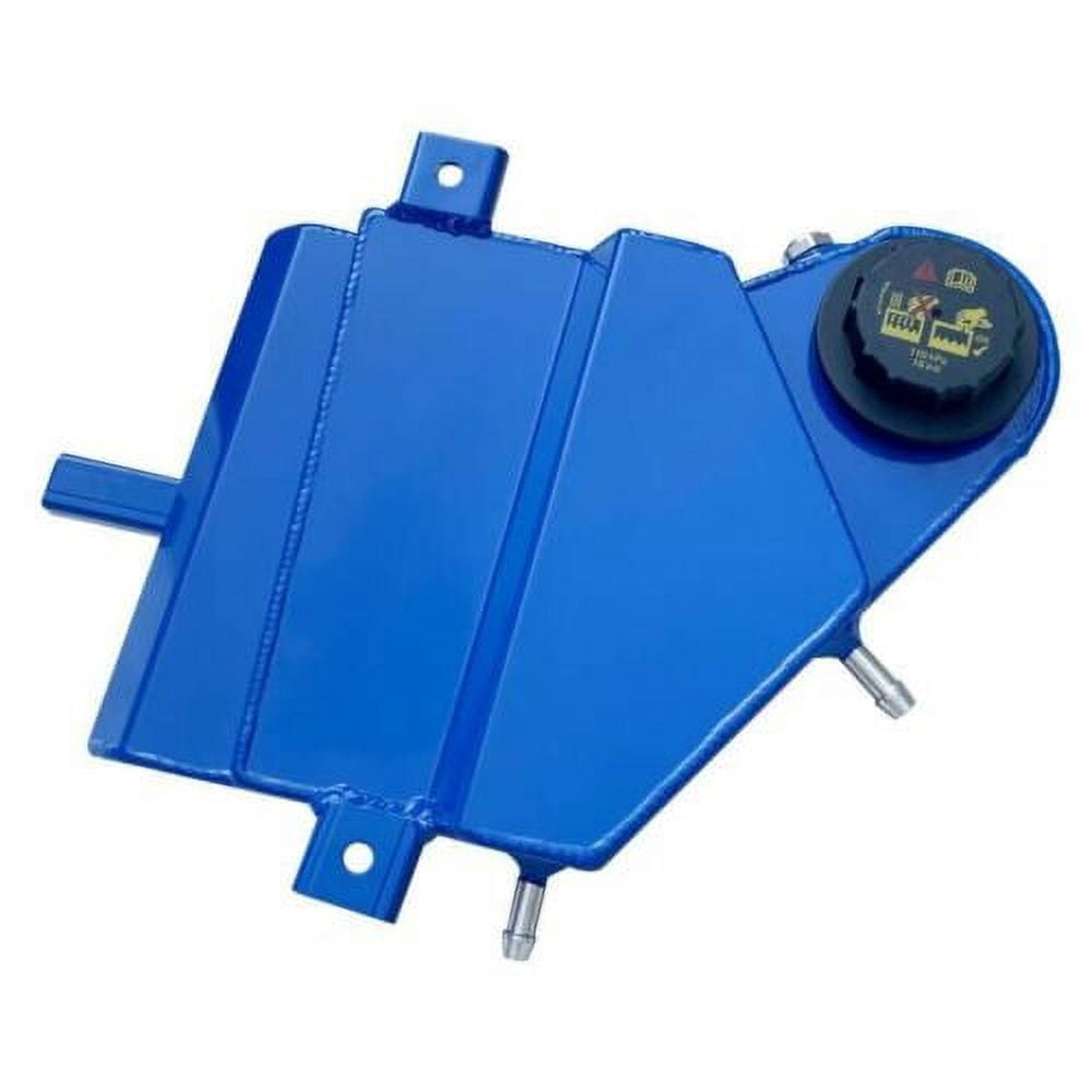 Aluminum Coolant Reservoir Expansion Tank Replacement fit For Ford F-250 F-350 6.0L Powerstroke Diesel 2003-2007 Blue
