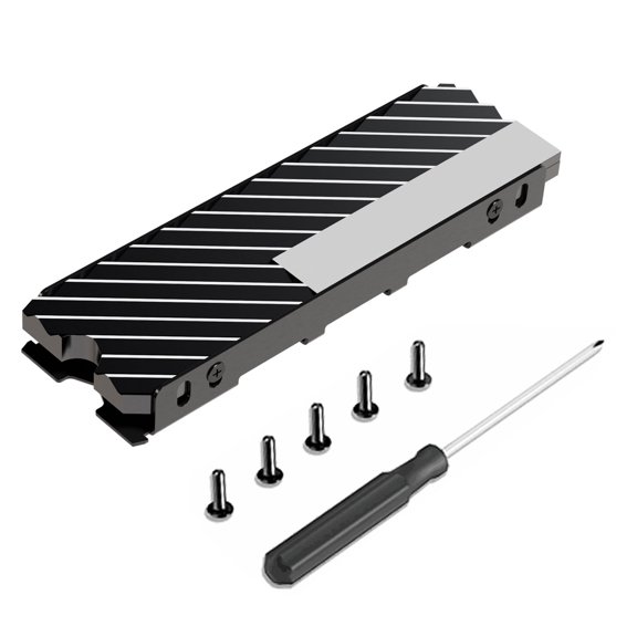 Aluminum Cooling Heatsink Plate For NVMe HDDs 2280 Optimized Heat Transfer And Easy Installation