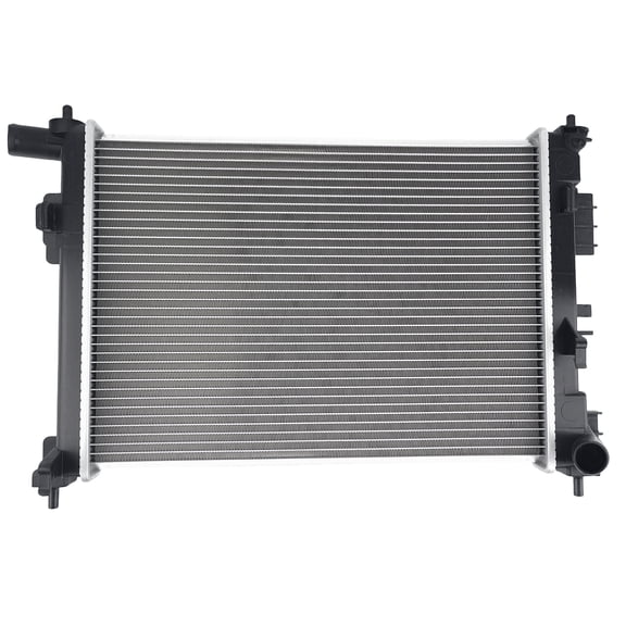Aluminum Core Cooling Radiator for Hyundai Accent & Kia Rio L4 1.6L 2018-2022, Engine Cooling System Replacement, OE 25310-H9000, 25310H9000, Cross Flow Design, Manual Transmission
