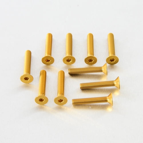 Aluminum Countersunk Bolt M6x(1.00mm)x35mm Pack x10