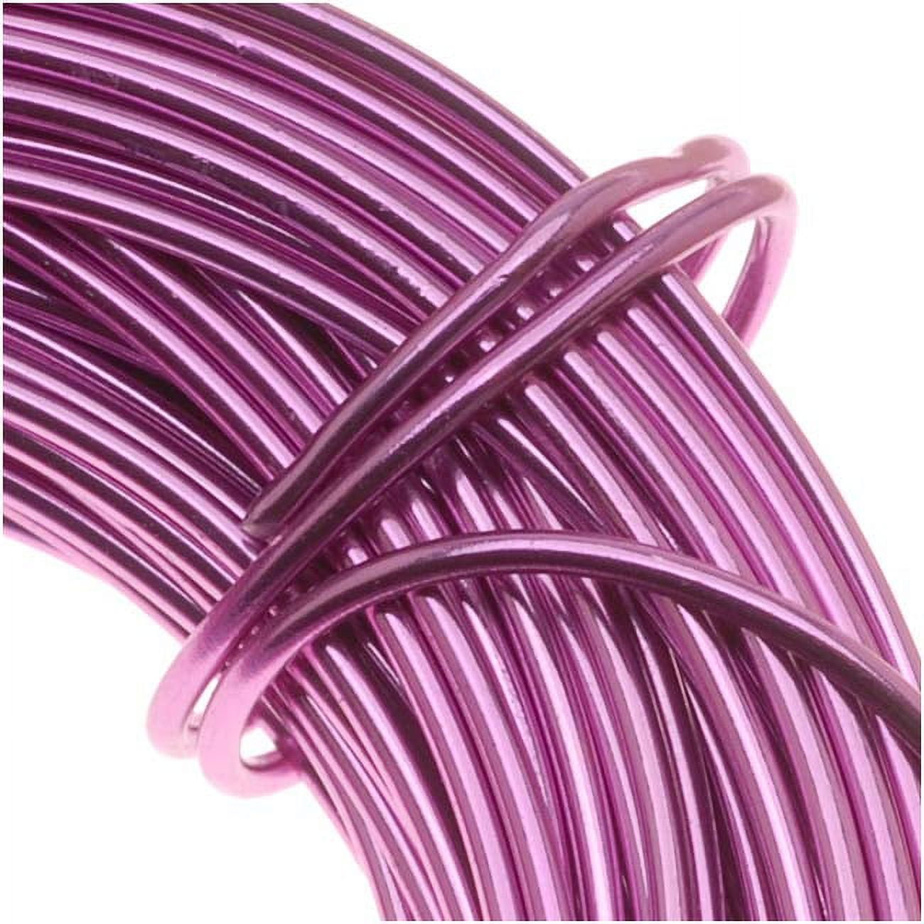 Pink Aluminum Wire- 12 Gauge 39ft Roll