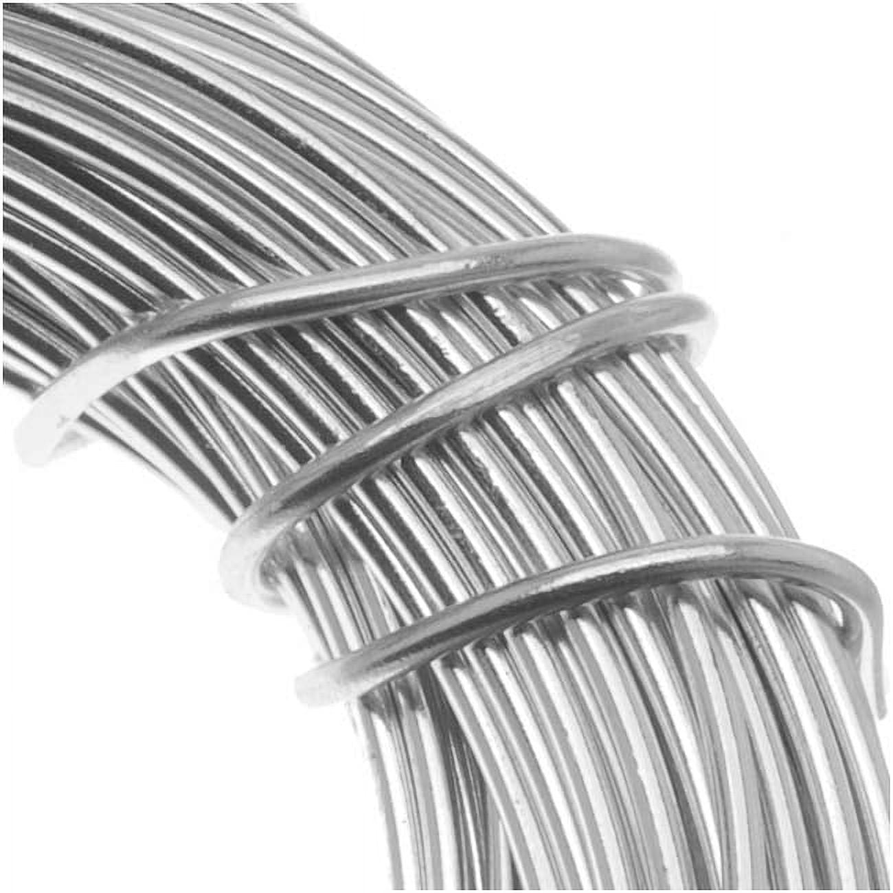 Aluminum Craft Wire Silver Color 18Ga 39 Feet (11.8 M Coil)