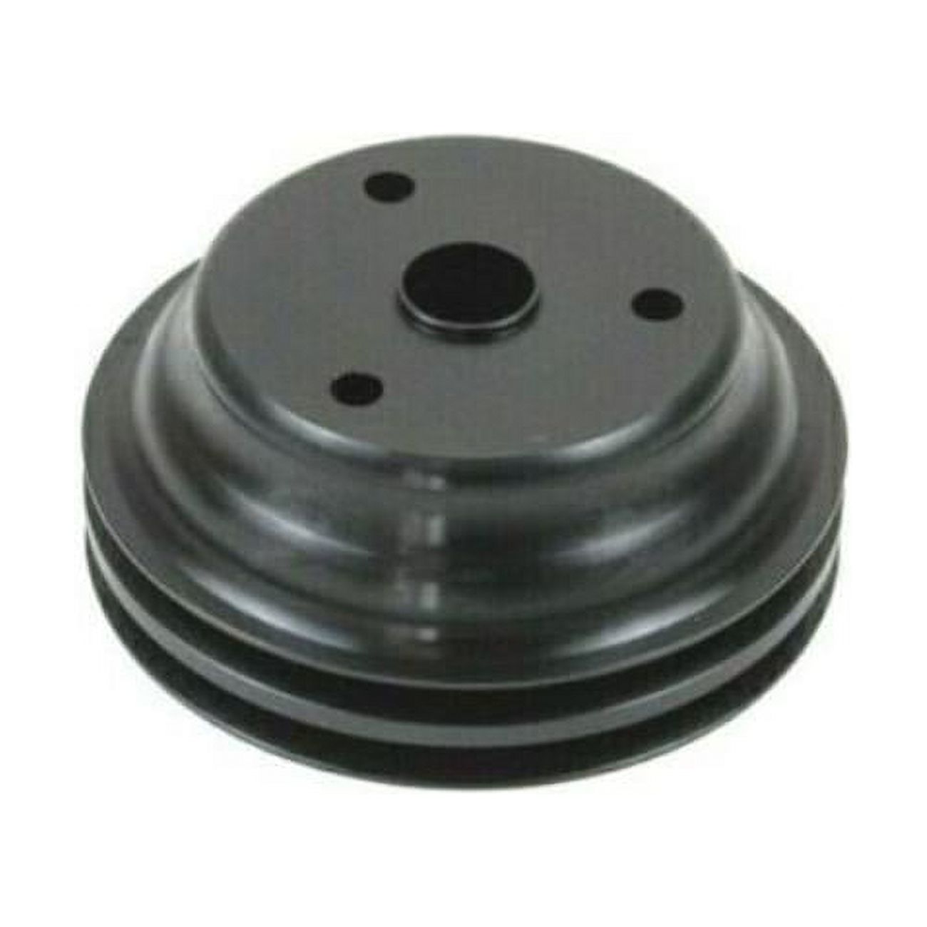 X AUTOHAUX Crankshaft Pulley For Chevy SBC 350 Engine - Long Water Pump Double Groove Crank Pulley