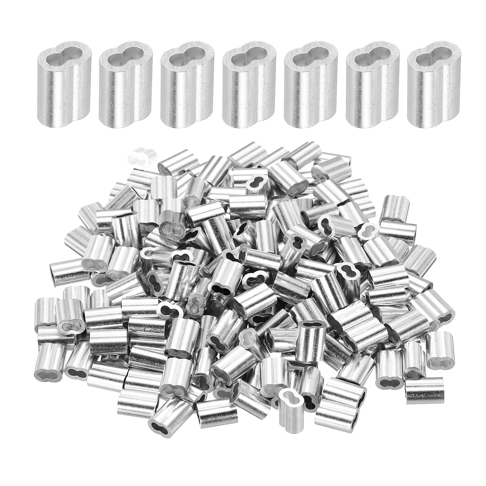 Aluminum Crimping Loop Sleeve Cable Ferrule for Wires Rope Cable Line 1 ...